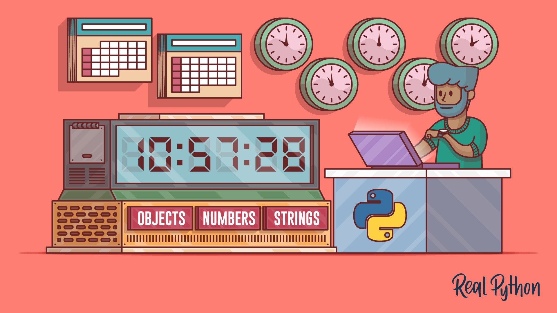Title image for Mastering Python's Built-in time Module (A Beginner’s Guide to the Python time Module)